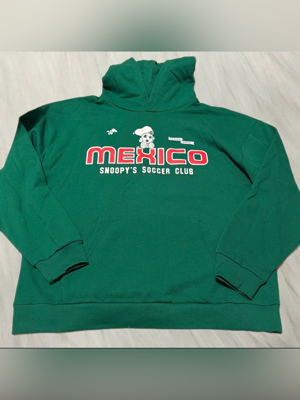 Peanuts Mexico Hoodie with Snoopy '50 Soccer Club' Graphic - Picture 2 of 4